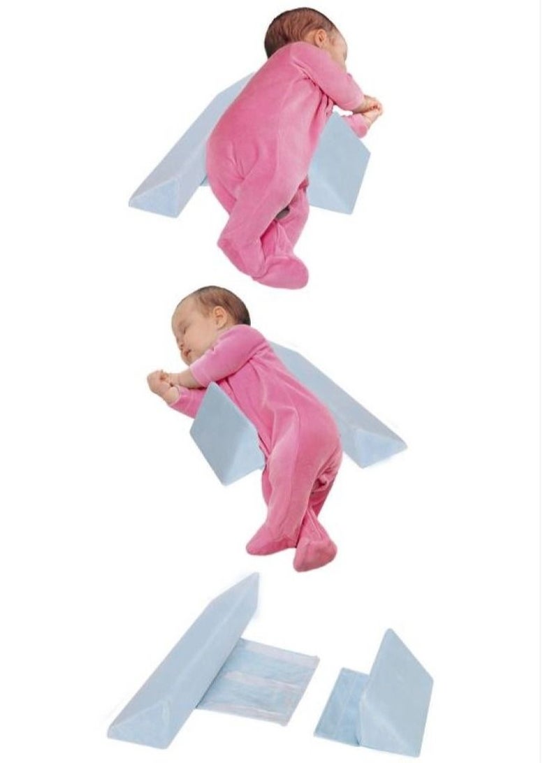 Bluejw Baby Pillow Baby Side Sleeping Pillow Shaped Pillow Anti Deviation Head Detachable And Washable Waist Protection Baby Pillow Anti Emesis - Image 4