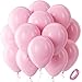 Bezente Pastel Pink Latex Party Balloons 100 Pack 12 inch Round Helium Light Pink Bridal Pink Balloons for Easter Wedding Bridal Shower Gender Reveal Birthday Princess Party Decorations - Image 2
