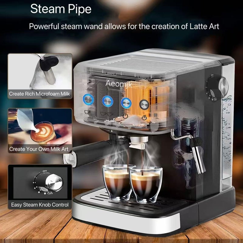 Wtrtr Coffee Maker，Espresso Machine Coffee, Espresso Maker《MiNDA》 CM-2302 - Image 4