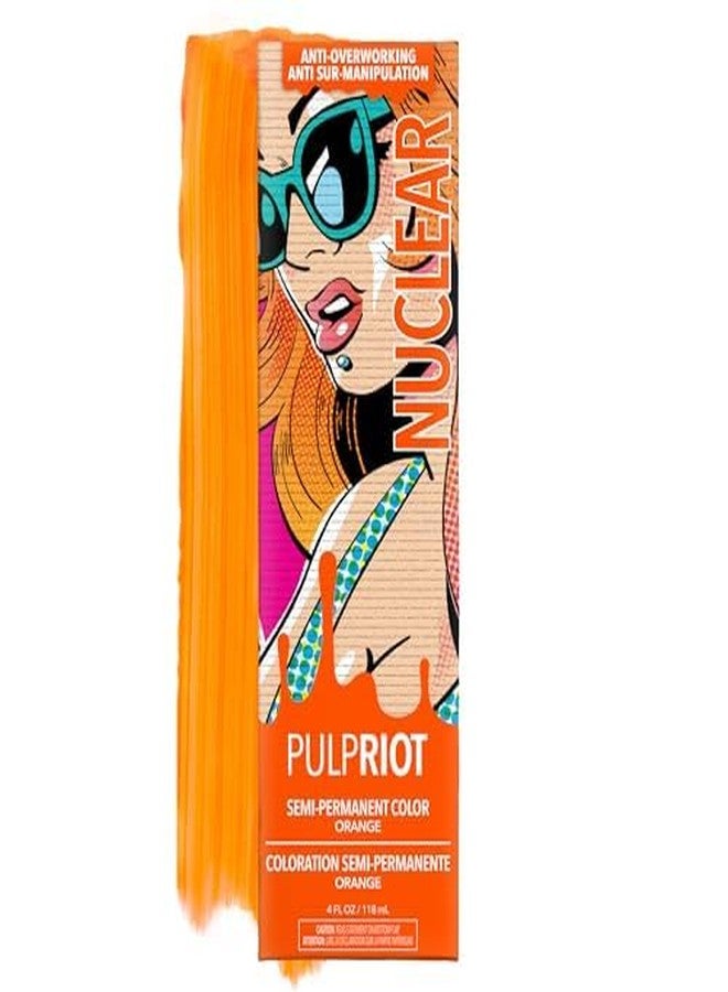 Pulp Riot Nuclear Semi Permanent Hair Color – Orange, 4 oz - Image 1