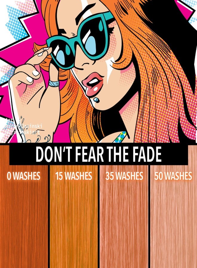 Pulp Riot Nuclear Semi Permanent Hair Color – Orange, 4 oz - Image 5