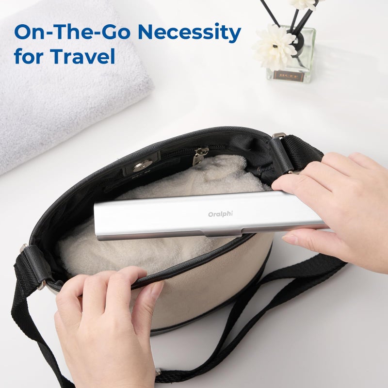 Oralphi Aluminum Toothbrush Travel Case, Portable Travel Toothbrush Holder, Durable Manual Toothbrush Box Container for Traveling, Bathroom, Camping, Business Trip-1Pack Silver - Image 5