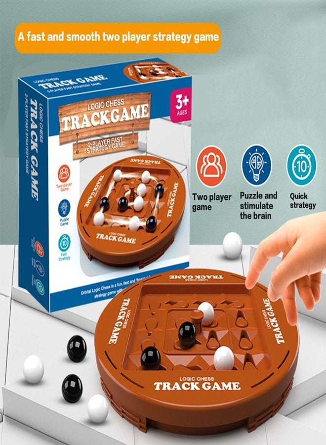Track Logic Chess Children's Puzzle Board Game Two Person interactive Game - Image 3