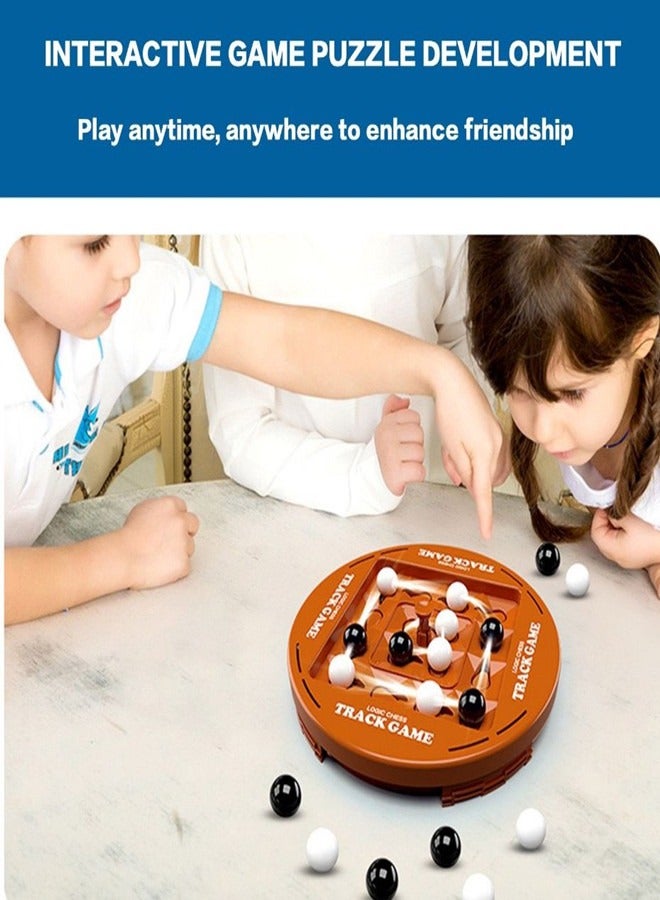 Track Logic Chess Children's Puzzle Board Game Two Person interactive Game - Image 4