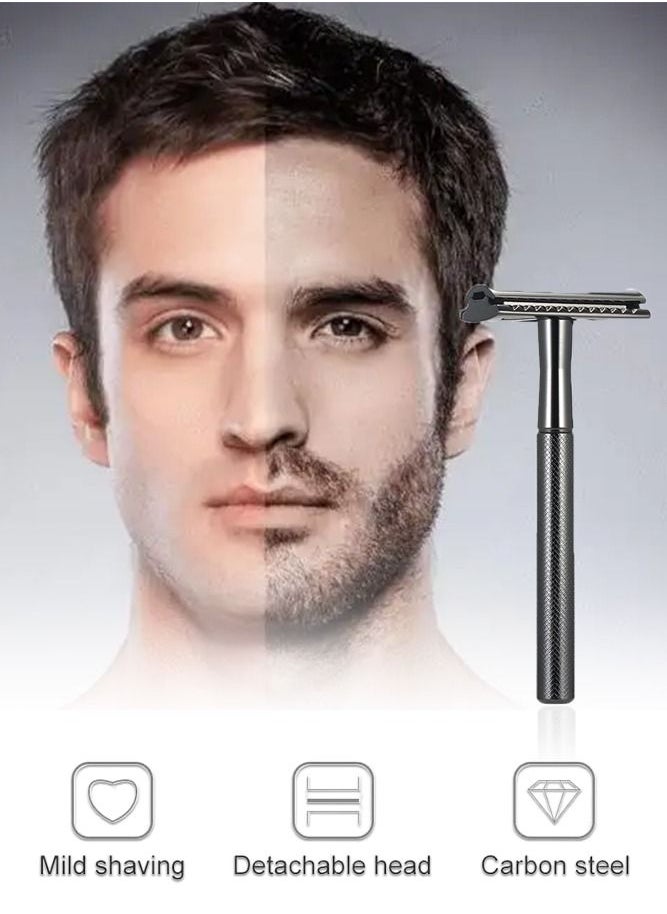 Generic - Double Edge Safety Razor Reusable Metal Razor Eco Friendly DE Razor For Men and Women - Image 1
