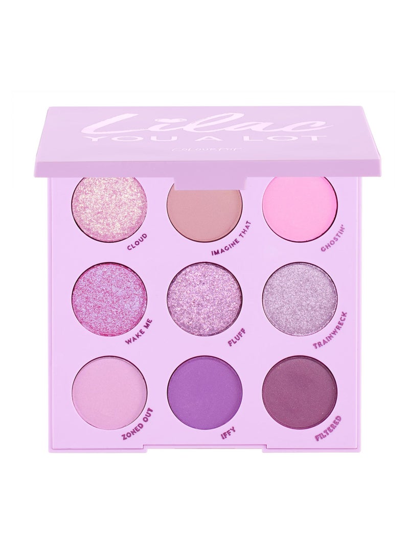 COLOURPOP - ColourPop Lilac You A Lot Shadow Palette - Purple Shadow Palette with Metallic and Matte Finishes - High-Pigment Makeup with a Long-Wearing Formula (0.3 oz) - Image 1