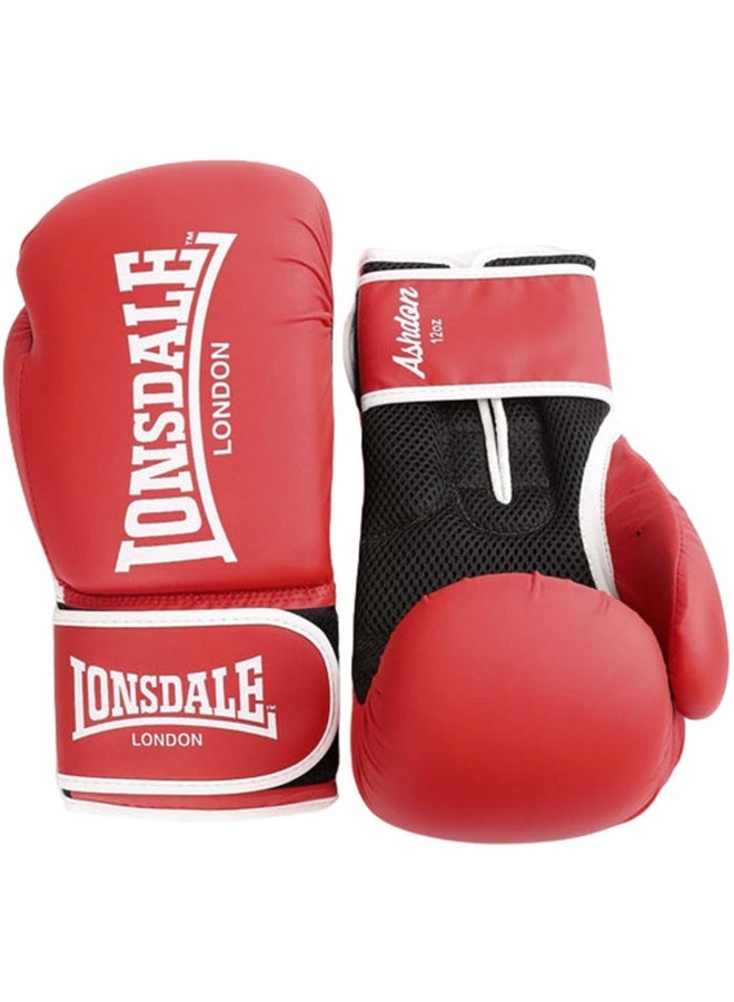 Lonsdale Ashdon Training Gloves Red/White 14 Oz - Image 1