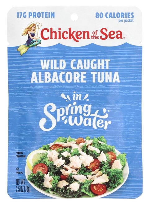 Wild Caught Albacore Tuna Spring Water 2.5 oz (70 g)