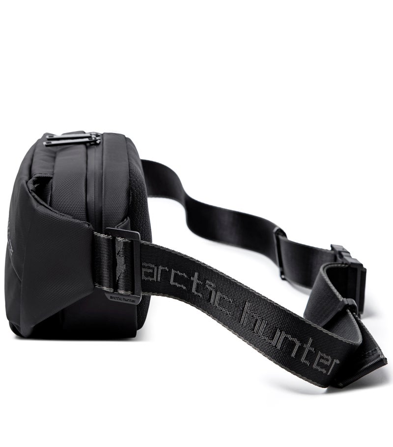 ARCTIC HUNTER Unisex Chest Bag Water Resistant Polyester Crossbody Travel Hiking Outdoor Shopping bag for Men and Women, YB00029, Black - Image 5