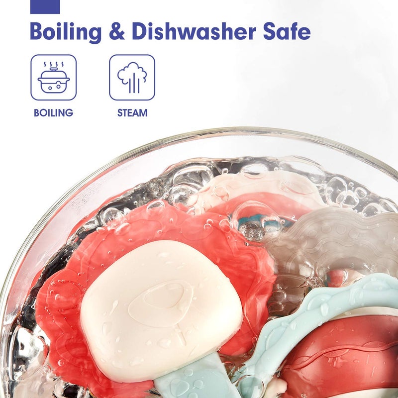 hahaland Baby Toys 0-6 Months - Baby Rattles Teething Toys 3-6 Months, Newborn Infant Toys 6-12 Months, Teether Grasping Shaker Toy Baby Gifts 6 5 4 3 Month Old Must Haves Stocking Stuffers for Babies - Image 4