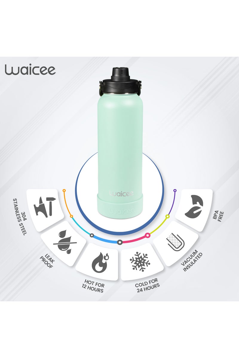 WAICEE Mint Gelato Reusable Bottle – 40oz / 1200ml - Image 2