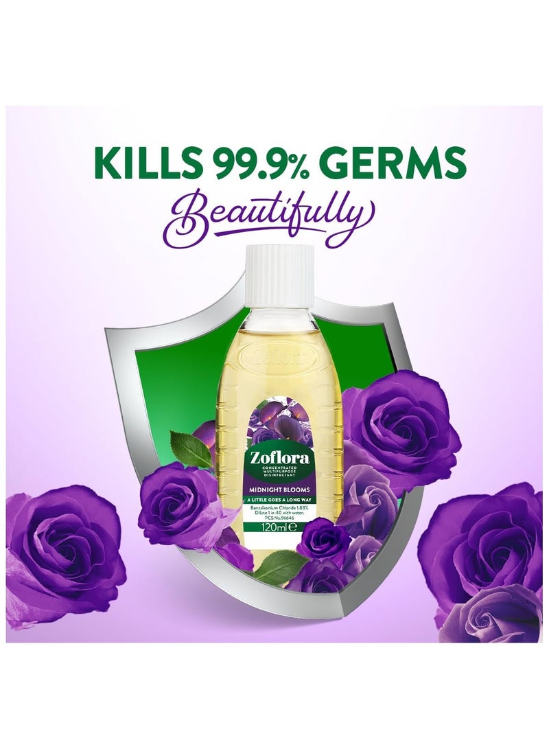 زوفلورا مطهر مركز متعدد الاغراض برائحة  زهر الليل 120 مل، عبوة صغيرة الحجم - Image 3