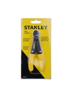 ستانلي أداة تجريد الأسلاك STANLEY 84-214-22 مقاس 5.25 بوصة وقطر 130 مم مثالية لقطع وتجريد أسلاك السماعات وأسلاك الأجهزة للاستخدام المنزلي والاستخدام المهني والمنزلي، باللونين الأصفر والأسود  - Image 1