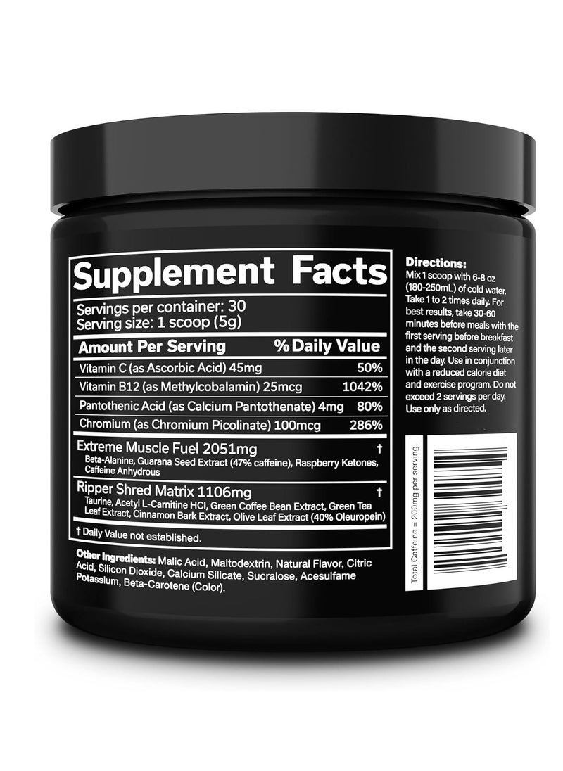 JNX Sports - The Ripper Fat Burner - Pineapple Shred - (150 g) - Image 1