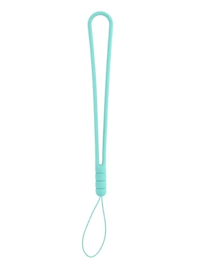 Silicone Wrist Cord Holder For Mobile 7.8Cm Length Mobile Phones Wireless Speaker Mini Electronic Devices Keys Business Card Usb Flash Anything Portable Turquoise  - Image 1