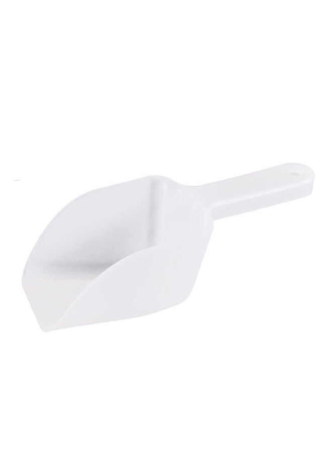 FixtureDisplays Foodservice 4 OZ Scoop PP Utility Ice Scoop, 6.3 X 2.95 X 2.16", Translucence, Plastic Kitchen Scoops for Weddings, Candy Dessert Buffet, Ice Cream, Protein Powders, Coffee, Tea 15666-4PK-2D - Image 1