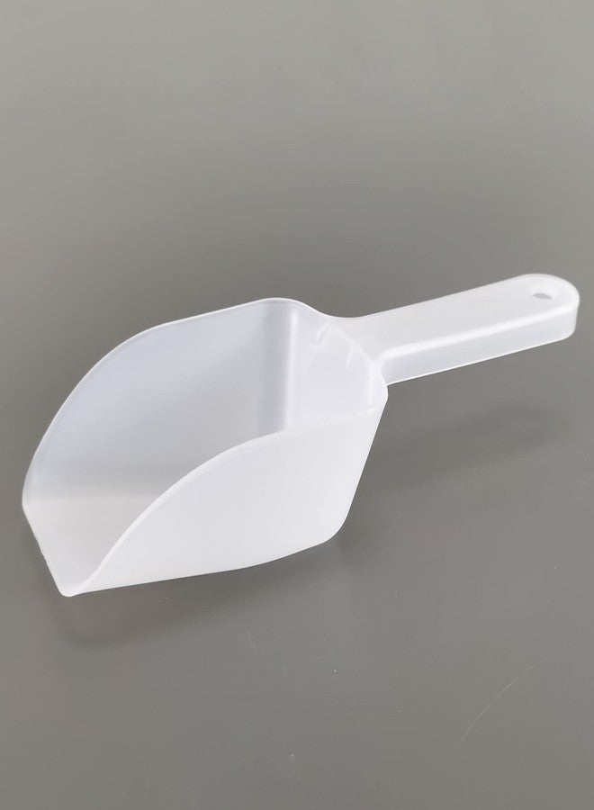 FixtureDisplays Foodservice 4 OZ Scoop PP Utility Ice Scoop, 6.3 X 2.95 X 2.16", Translucence, Plastic Kitchen Scoops for Weddings, Candy Dessert Buffet, Ice Cream, Protein Powders, Coffee, Tea 15666-4PK-2D - Image 2