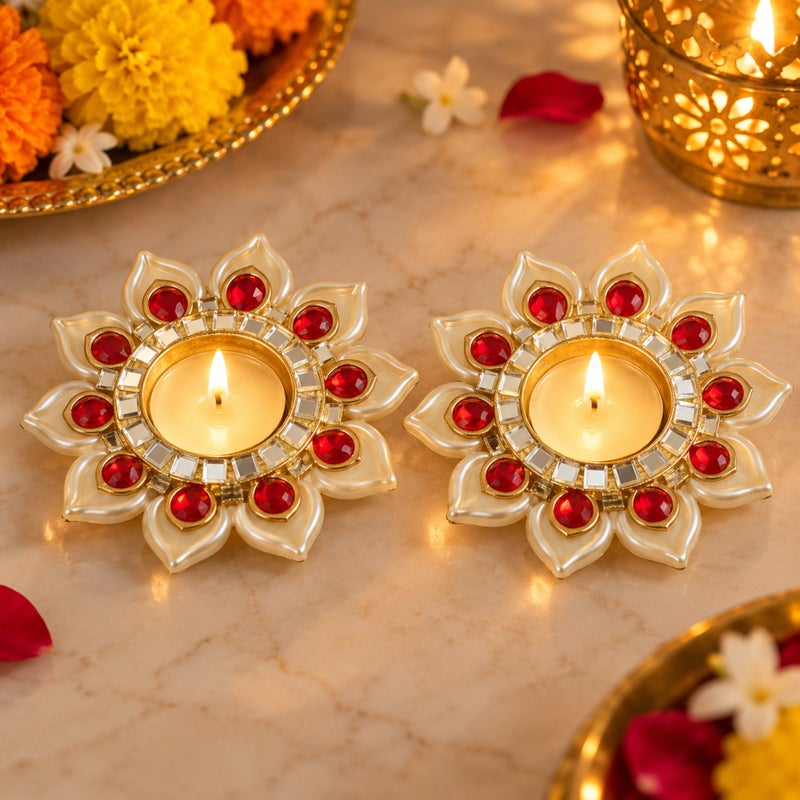 Decorative Tealight Holder for Diwali - CAD014 - Image 4
