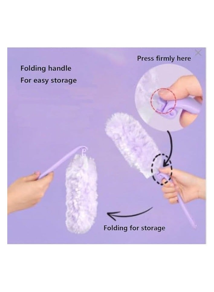 إيروريكس 360 عبوة قابلة لإعادة التعبئة من الغبار فقط، عبوات قابلة لإعادة التعبئة لمجموعة منفضة الغبار، منفضة غبار قابلة لإعادة الاستخدام لتنظيف الزوايا والأثاث ((مقبض واحد مع 7 عبوات قابلة لإعادة التعبئة منفضة الغبار)) - Image 2