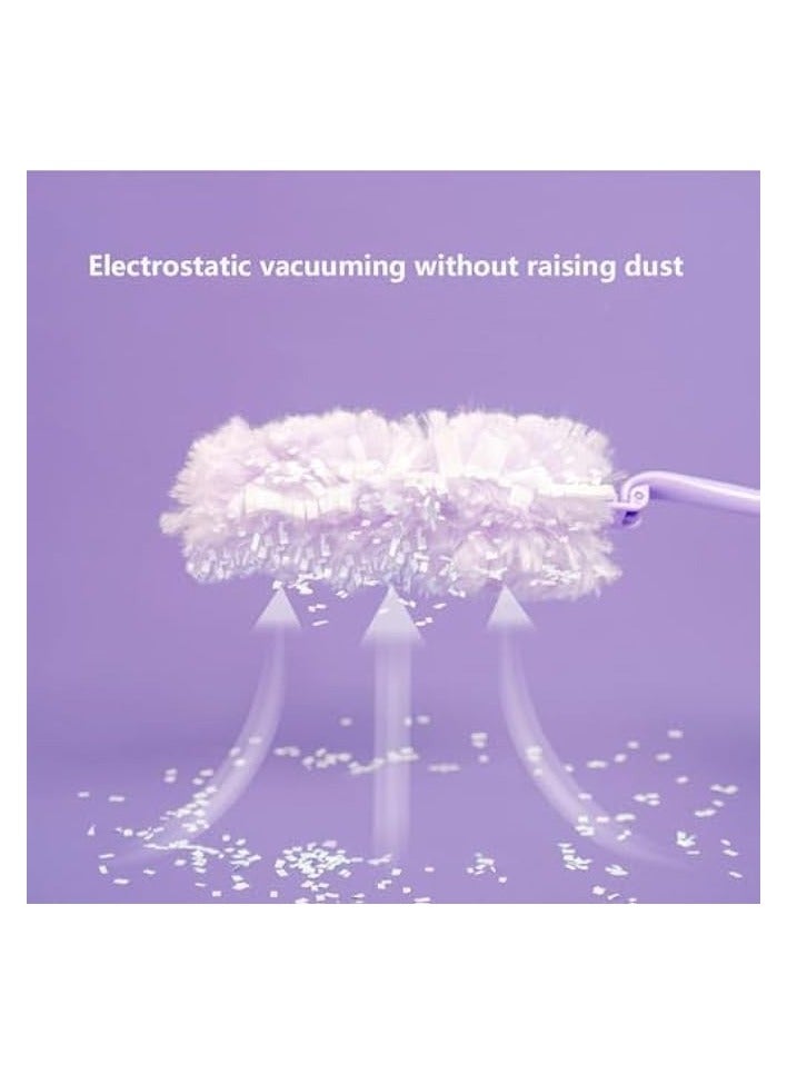 إيروريكس 360 عبوة قابلة لإعادة التعبئة من الغبار فقط، عبوات قابلة لإعادة التعبئة لمجموعة منفضة الغبار، منفضة غبار قابلة لإعادة الاستخدام لتنظيف الزوايا والأثاث ((مقبض واحد مع 7 عبوات قابلة لإعادة التعبئة منفضة الغبار)) - Image 3