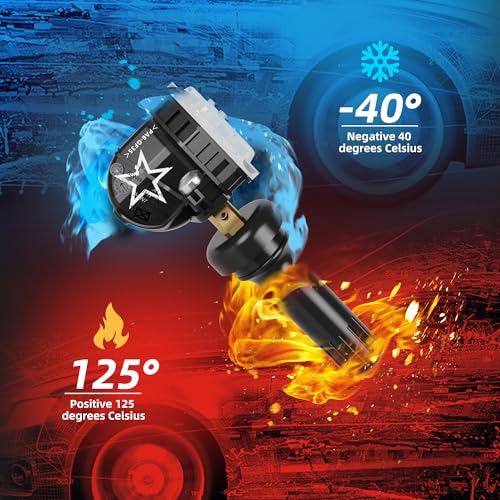 CARORAV TPMS Sensor GM,Tire Pressure Monitoring System fit for GM Buick Chevy Silverado Cadillac GMC,315MHZ OE Replaces#13598771,13598772,13586335,13581558,4-Pack - Image 3