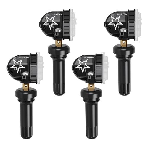 CARORAV TPMS Sensor GM,Tire Pressure Monitoring System fit for GM Buick Chevy Silverado Cadillac GMC,315MHZ OE Replaces#13598771,13598772,13586335,13581558,4-Pack - Image 1