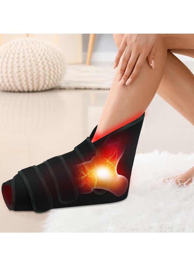General Red Light Therapy Foot, 3-in-1 Chip 165 LED Red Light Therapy Shoelace Timer, 660nm and 850nm Near Infrared Red Light Devices for Ankles, Backs of Feet, Feet and Toes (Single)  - Image 1