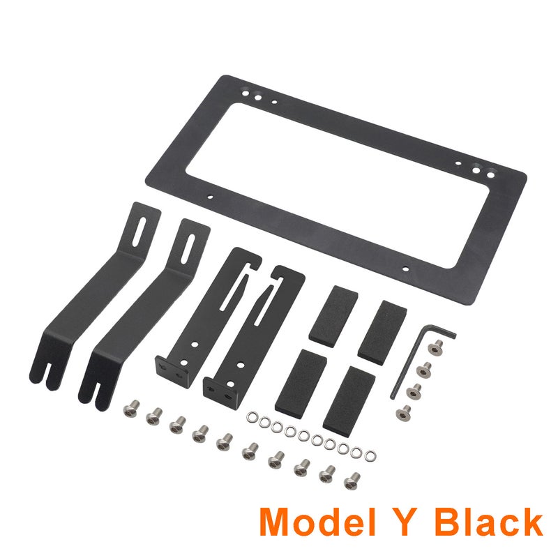 Suitable For Tesla Model Y3 Personalized American License Plate Holder Car License Plate Protection Frame Without Punching Tesla Front Plate - Image 1