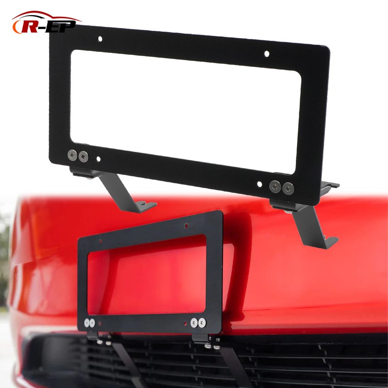 Suitable For Tesla Model Y3 Personalized American License Plate Holder Car License Plate Protection Frame Without Punching Tesla Front Plate - Image 2