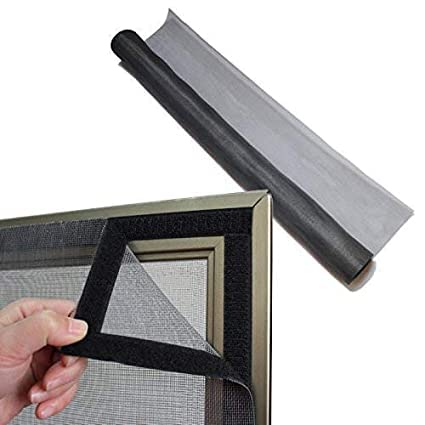 Smartbuy smart buy Mosquito Net for Window Fiber Glass Mesh 23 x 35 Inch 2 x 3 Feet with Stitching - Image 1