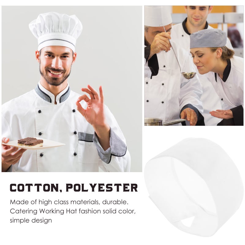 Chef Hat for Women, Durable Kitchen Hat for Restaurant and Cafe Use, Premium Material - Image 3