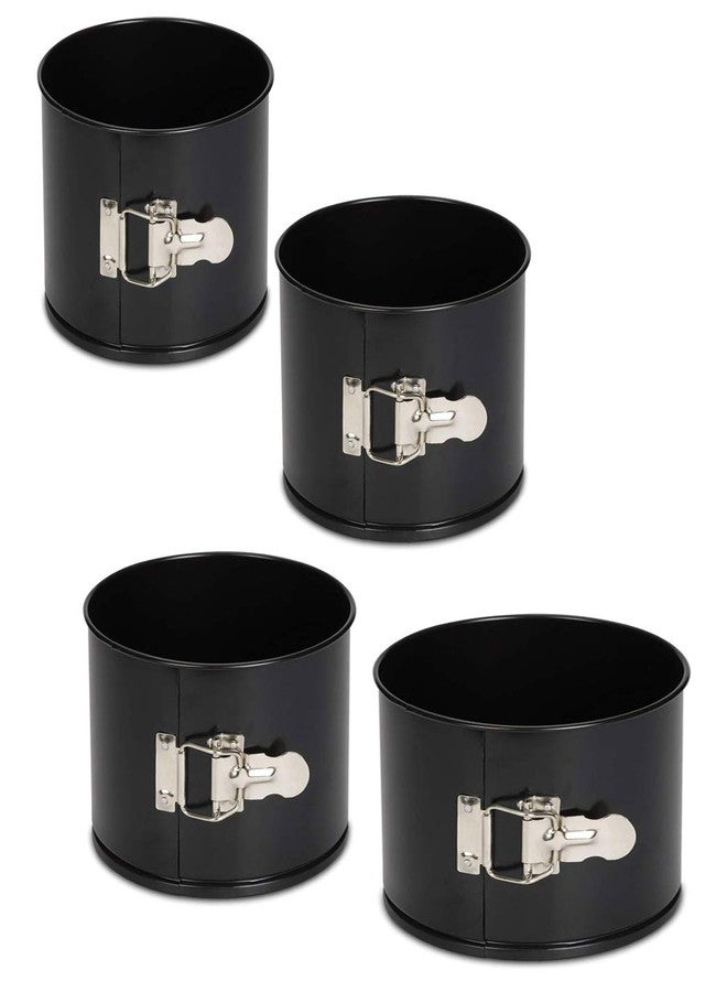 CAKE DECOR 4 Pcs Round Springform Tin Nonstick Cake Mould Bakeware Pan - Image 1