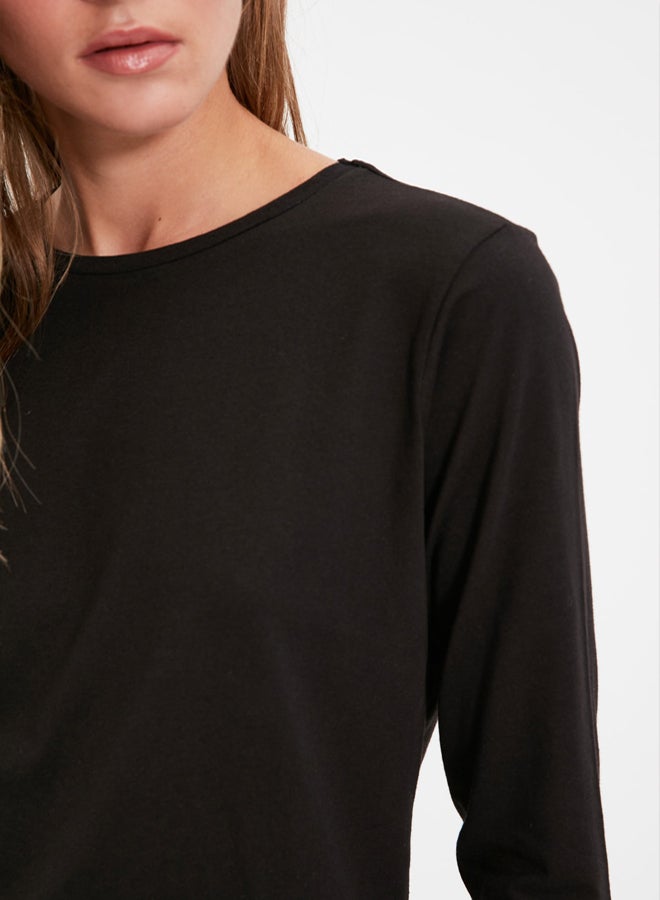 trendyol T-Shirt - Black - Standard - Image 2