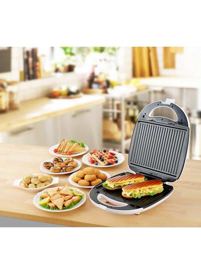 Alsaif 7-In-1 Electric Sandwich Maker 1400 W JN1924 White/Black - Image 4