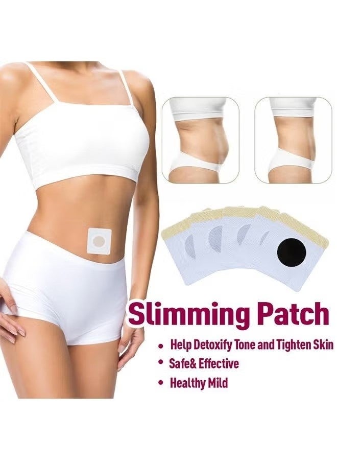 HBESTY Slim Patch- Lose Excess Weight & Bosst Metabloism & Natural Herbs,Essence Fat Burn Slim Body Slimming Patch, Help Detoxify Tone 30Pcs - Image 3