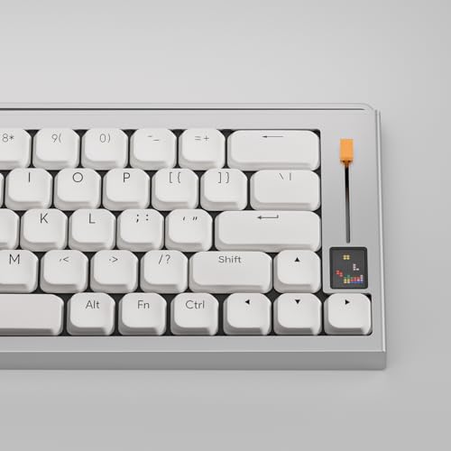 Sumgsn 112 Keys Low Profile Keycaps Doubleshot White Keycaps Set Fit for 60% 65% 75% 95% Low Switches Mechanical Keyboard - Image 5