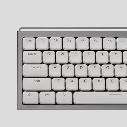 Sumgsn 112 Keys Low Profile Keycaps Doubleshot White Keycaps Set Fit for 60% 65% 75% 95% Low Switches Mechanical Keyboard - Image 4