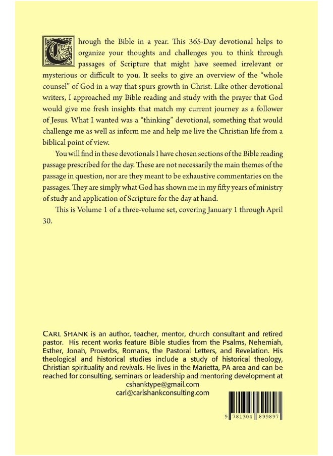 New Every Morning: A 365-Day Devotional for Thoughtful Christians Volume 1: Volume 1 Day 1- Day 120 January 1 - April 30  - Image 2