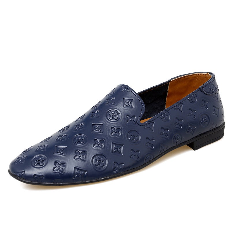 Men'S And Women'S Leather Shoes, Genuine Leather Casual Leather Shoes, Carved Leather Shoes For Couples, Business Casual, British Style, Cool And Stylish Men'S And Women'S Leather Shoes - Image 1
