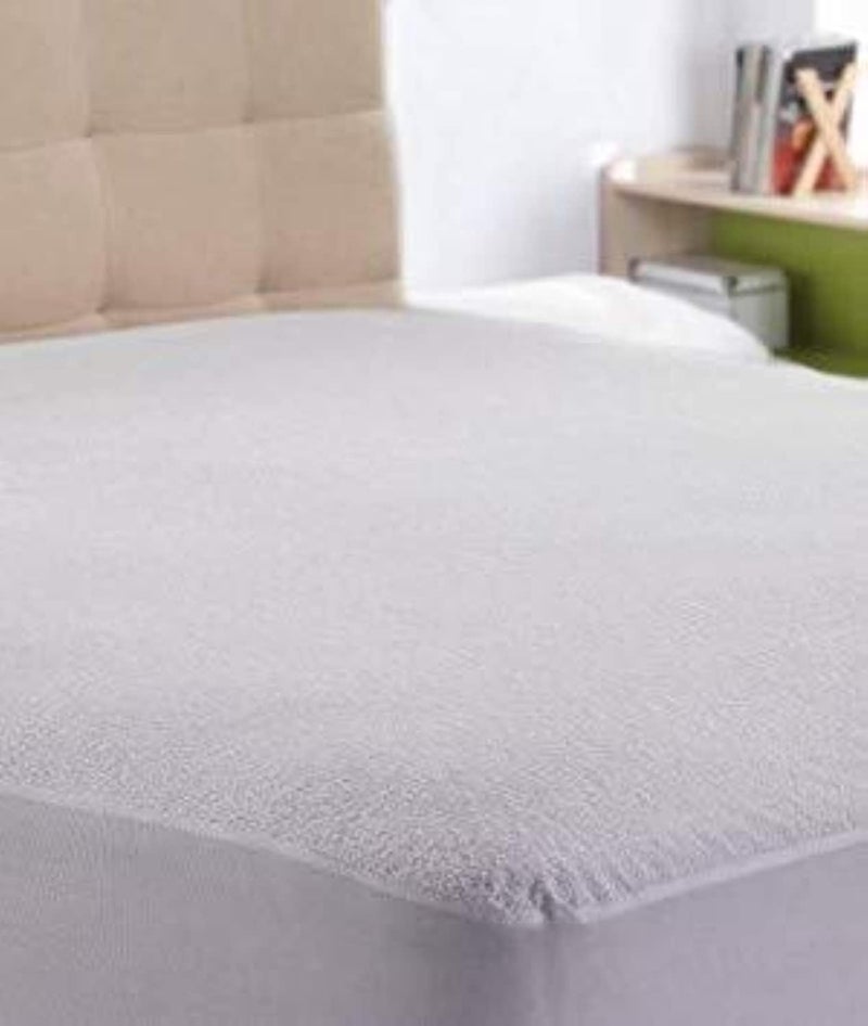 Waterproof Mattress Protector, Queen Size 160 x 200 cm, White