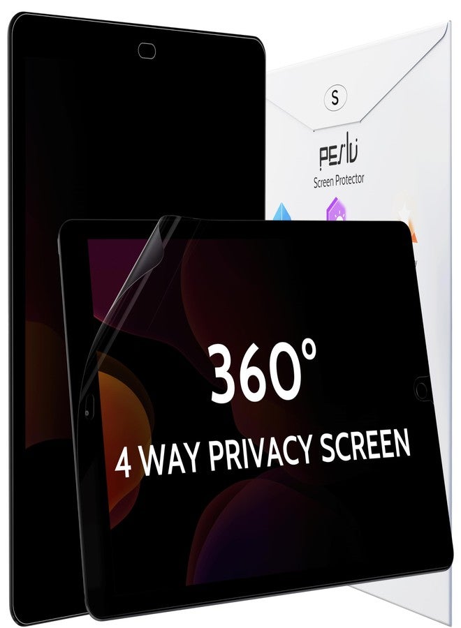 Peslv 360° Privacy Screen for iPad 9th 8th 7th Gen - 10.2 Inch, Anti Glare Blue Light Spy Filter Private Cover, High Sensitive Bubble-Free Easy Install Black Security Protector - Image 1