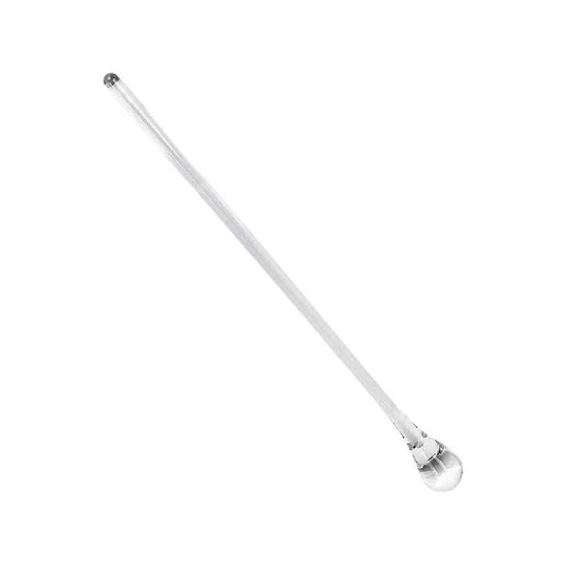 Badash Badash Glass Cocktail Stirrer  12 Long MouthBlown LeadFree Glass Stir Rod  Bar Cocktail Shaker Spoon  Cocktail Stirrer for Drinks 