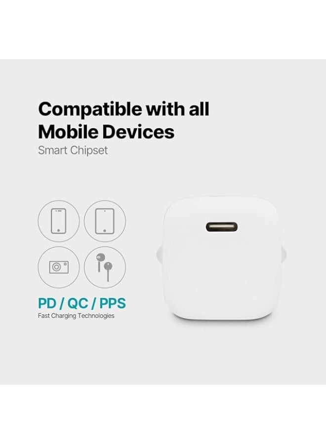 ttec SmartCharger 30W PD USB-C Charger - White - Image 4
