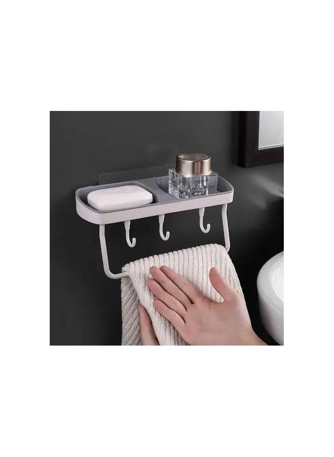 Multi colored soap  holder With a towel holder - Image 5