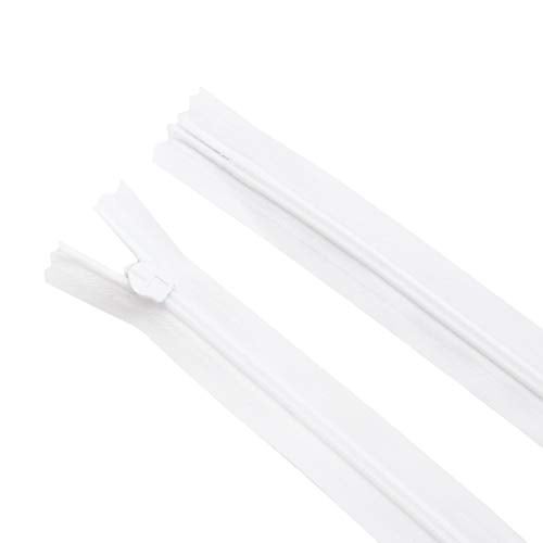 Seeking ROAM Invisible Zippers, Nylon Coil, #3, 2 Pieces (White, 18" inch) - Image 4