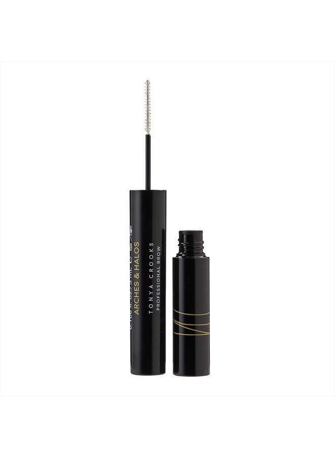 Arches & Halos Water Resistant Firm Hold Brow Gel - Clear - Waterproof Eyebrow Gel for Shaping and Styling - Quick-Setting, Long-Lasting Brow Sculpt - Soft, Lightweight, Non-Sticky Formula - 0.106 oz - Image 1