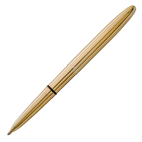 Fisher Space Pen Solar Flare Gold Titanium Nitride Space Pen, Ballpoint, Brass, Black Ink, Gift Box - Image 1