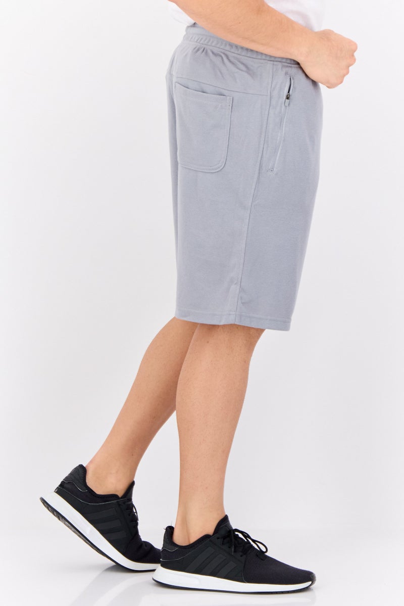 90 Degree By Reflex شورتات رياضية للرجال مناسبة في الهواء الطلق، رمادي - Image 4