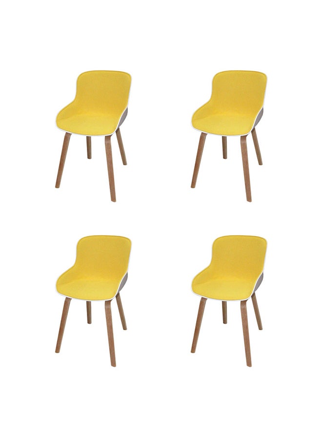 JILPHAR FURNITURE Jilphar Furniture Modern  Fabric Chair - 1277C set of 4pcs 