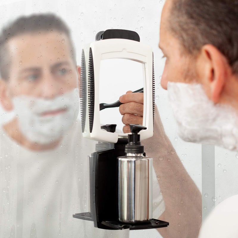 Zadro ZFogless Travel Shower Shaving Mens Grooming Mirror  Black - Image 2
